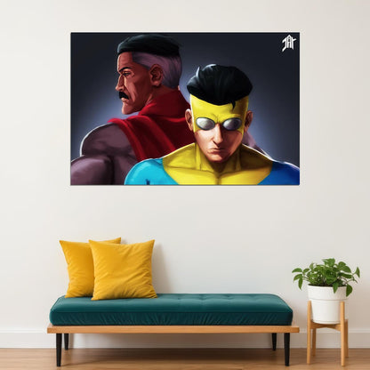 Invincible Mark Grayson Super Hero Anime Poster Wall Art Print Home Wall Decor