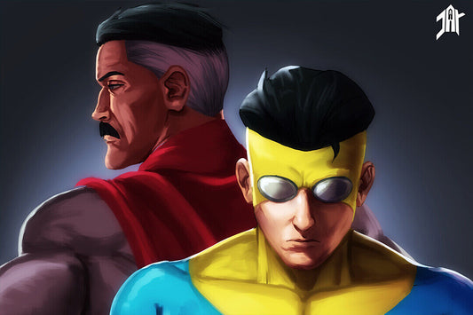 Invincible Mark Grayson Super Hero Anime Poster Wall Art Print Home Wall Decor