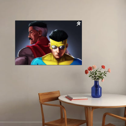 Invincible Mark Grayson Super Hero Anime Poster Wall Art Print Home Wall Decor