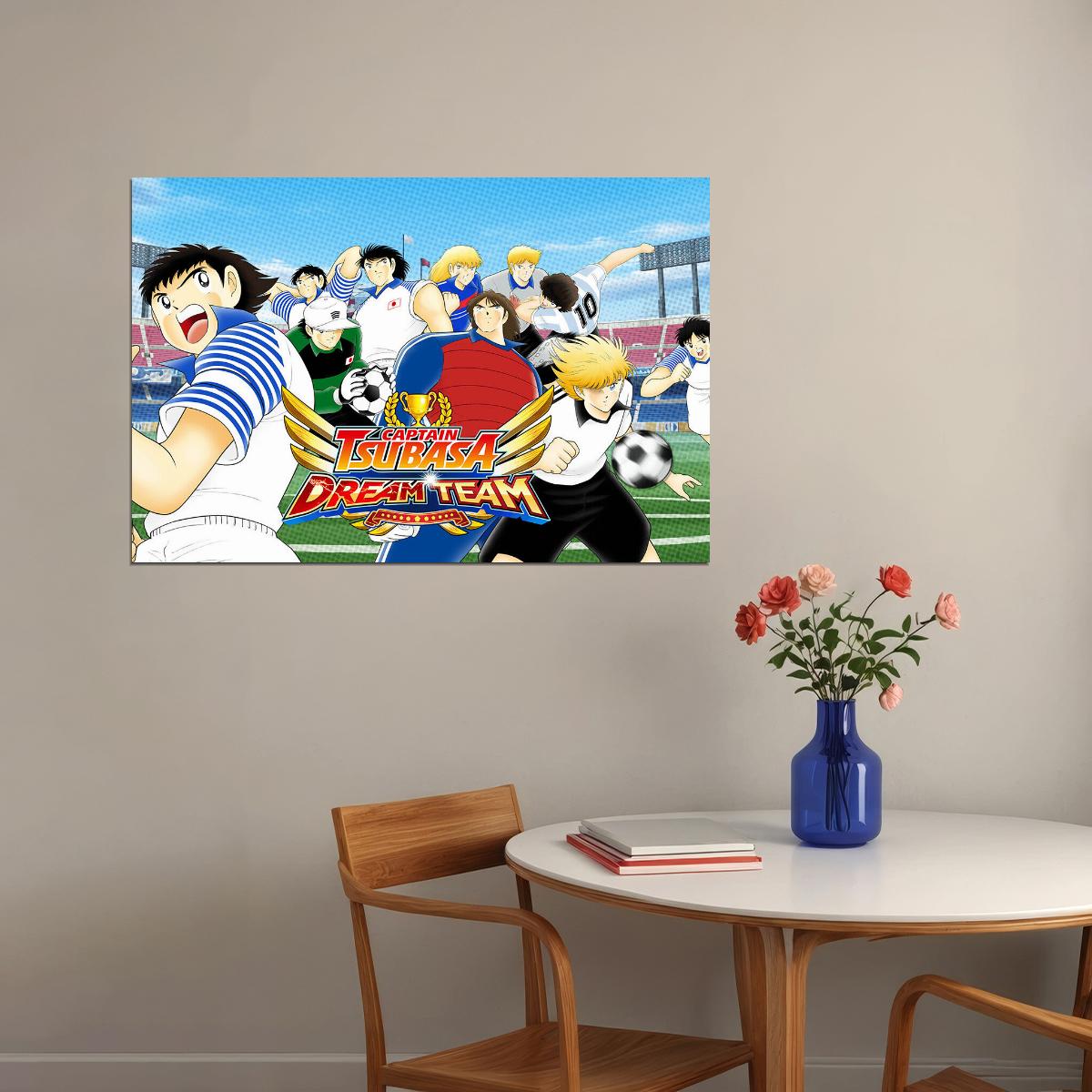 Captain Tsubasa Rise Of New Football Game Poster Wall Art Print Home Wall Decor