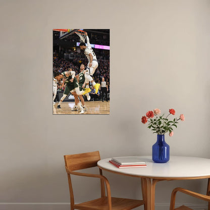 Jamal Murray Denver Basketball Star Poster Wall Art Print Home Wall Decor