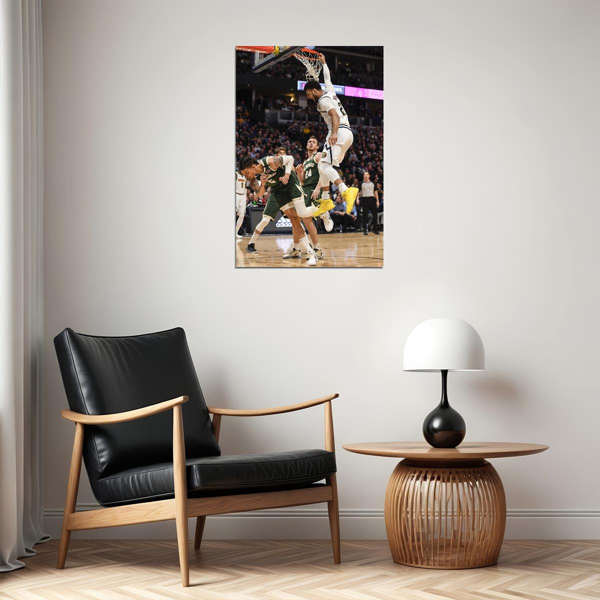 Jamal Murray Denver Basketball Star Poster Wall Art Print Home Wall Decor
