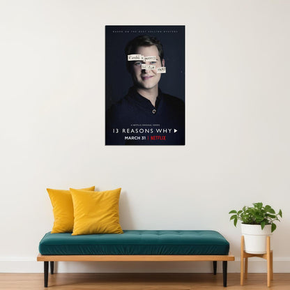 13 Reasons Why Devin Druid Usa Tv Show Poster Wall Art Print Home Wall Decor