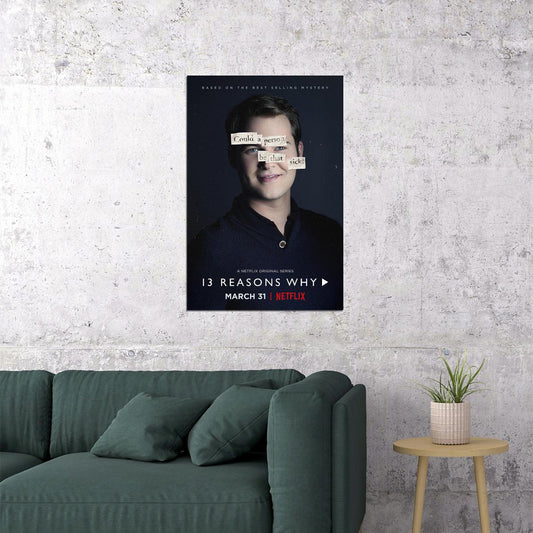 13 Reasons Why Devin Druid Usa Tv Show Poster Wall Art Print Home Wall Decor