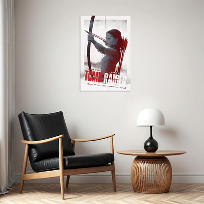 Tomb Raider 2018 Alicia Vikander Adventure Movie Poster Wall Art Print Home Wall Decor