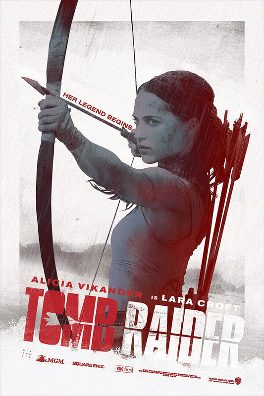 Tomb Raider 2018 Alicia Vikander Adventure Movie Poster Wall Art Print Home Wall Decor