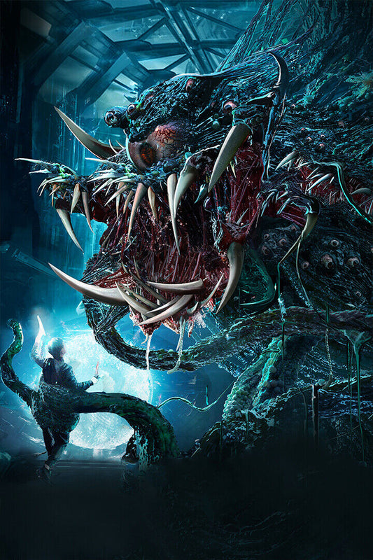 Alien Invasion 2020 Monster Horrible Movie Poster Wall Art Print Home Wall Decor