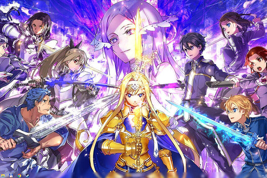 Sword Art Online Adventure Action Anime Poster Wall Art Print Home Wall Decor