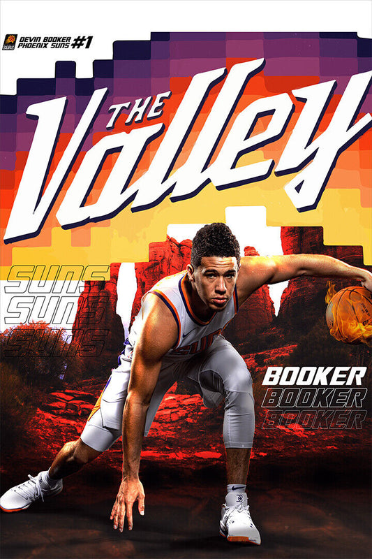 Devin Booker 70 Phoenix Basketball Star Poster Wall Art Print Home Wall Decor