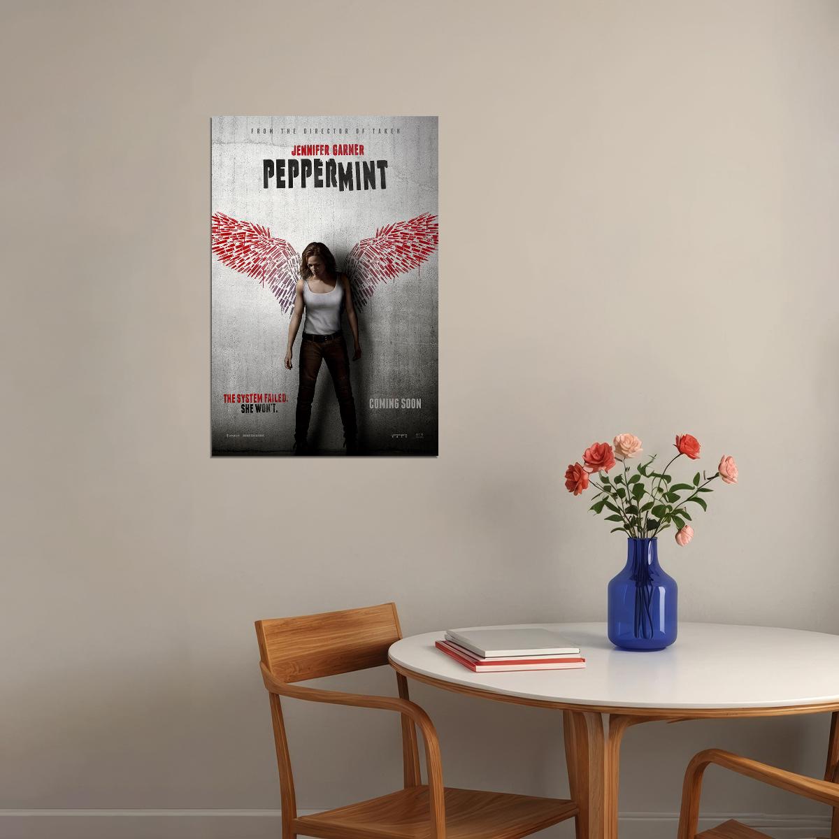 Peppermint 2018 Jennifer Garner Fight Movie Poster Wall Art Print Home Wall Decor