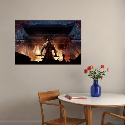 Sekiro Shadows Die Twice Fight Tv Game Poster Wall Art Print Home Wall Decor