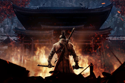 Sekiro Shadows Die Twice Fight Tv Game Poster Wall Art Print Home Wall Decor