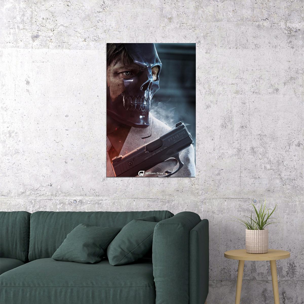Ewan Mcgregor Black Mask Fight Hot Star Poster Wall Art Print Home Wall Decor