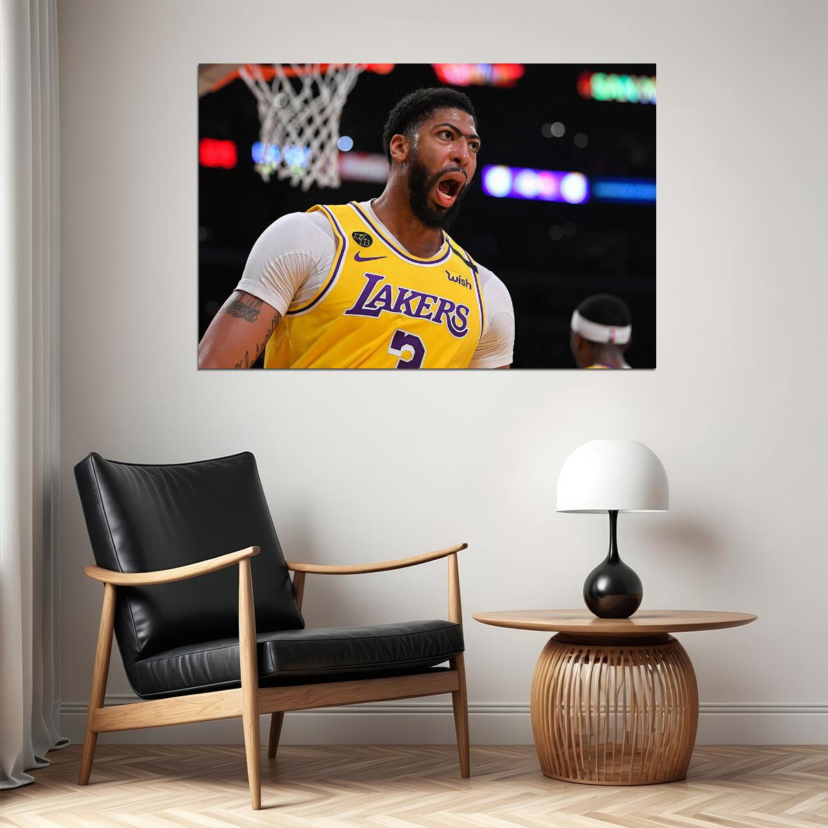 Anthony Davis Los Angeles Basketball Poster Wall Art Print Home Wall Decor