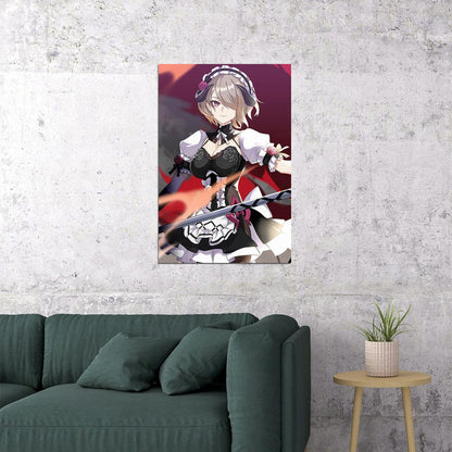 Honkai Impact 3rd Girl Beauty Figt Game Poster Wall Art Print Home Wall Decor
