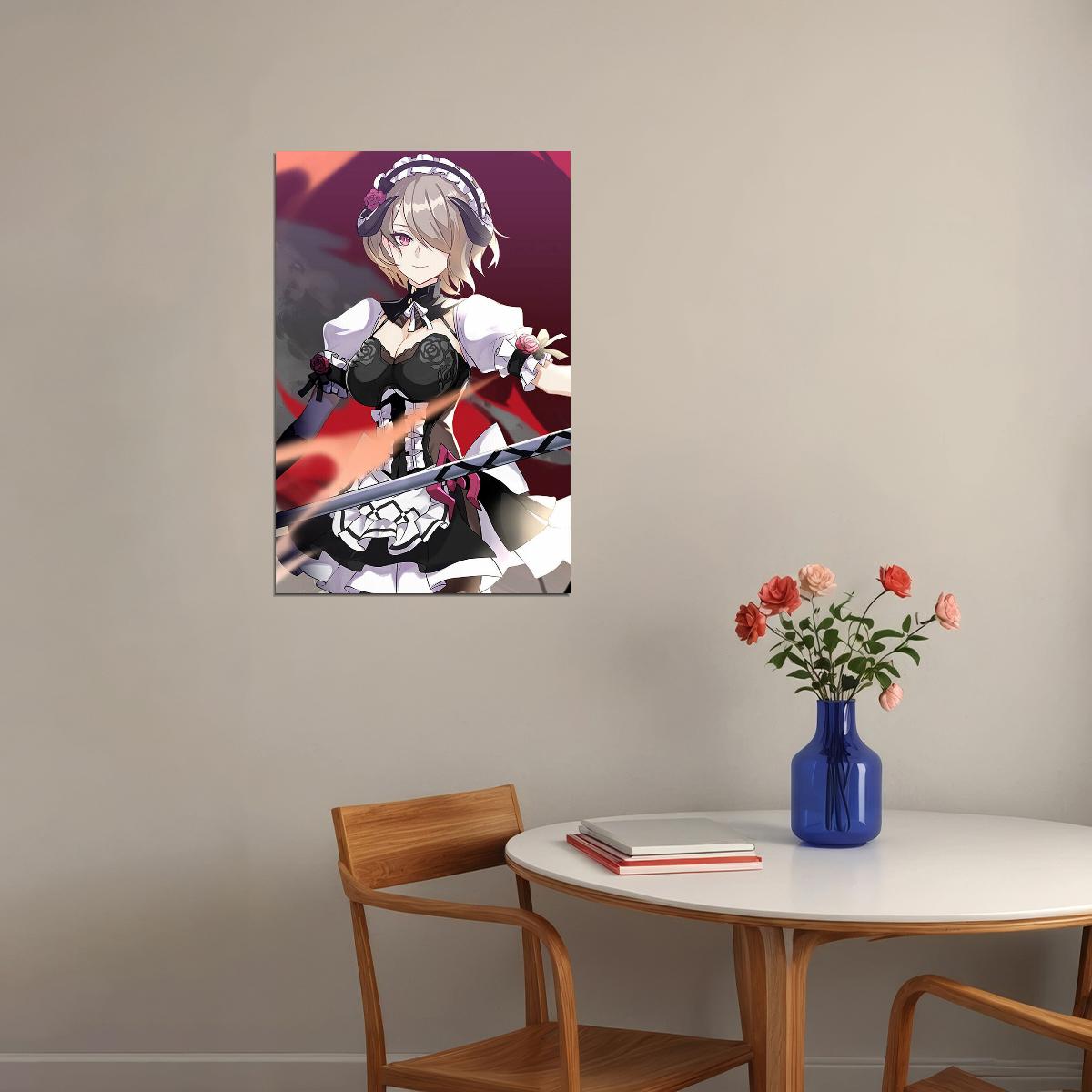 Honkai Impact 3rd Girl Beauty Figt Game Poster Wall Art Print Home Wall Decor