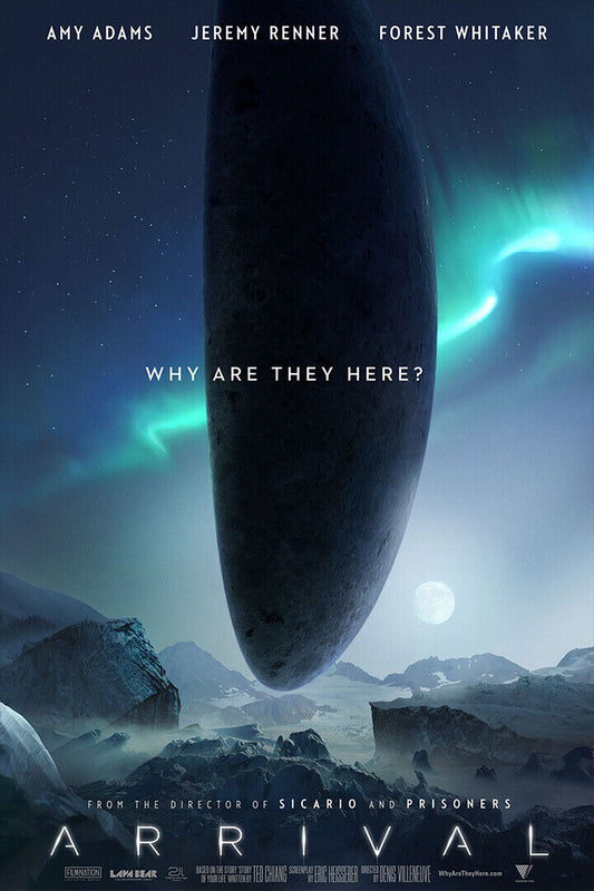 Arrival Amy Adams Jeremy Renner 2016 Movie Poster Wall Art Print Home Wall Decor