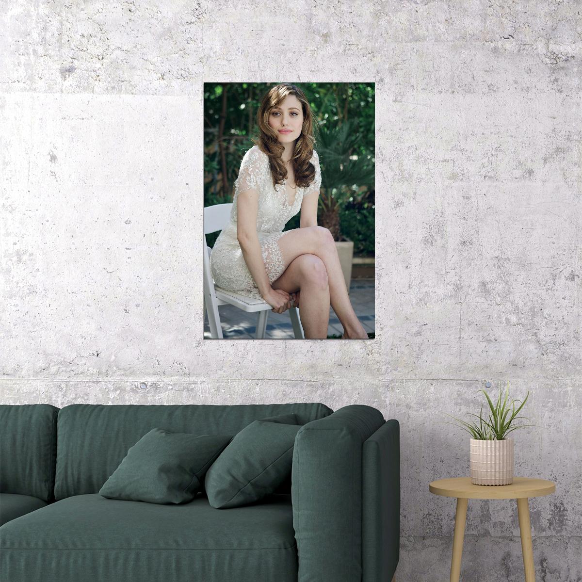 Emmy Rossum Beautiful Usa Actor Star Poster Wall Art Print Home Wall Decor