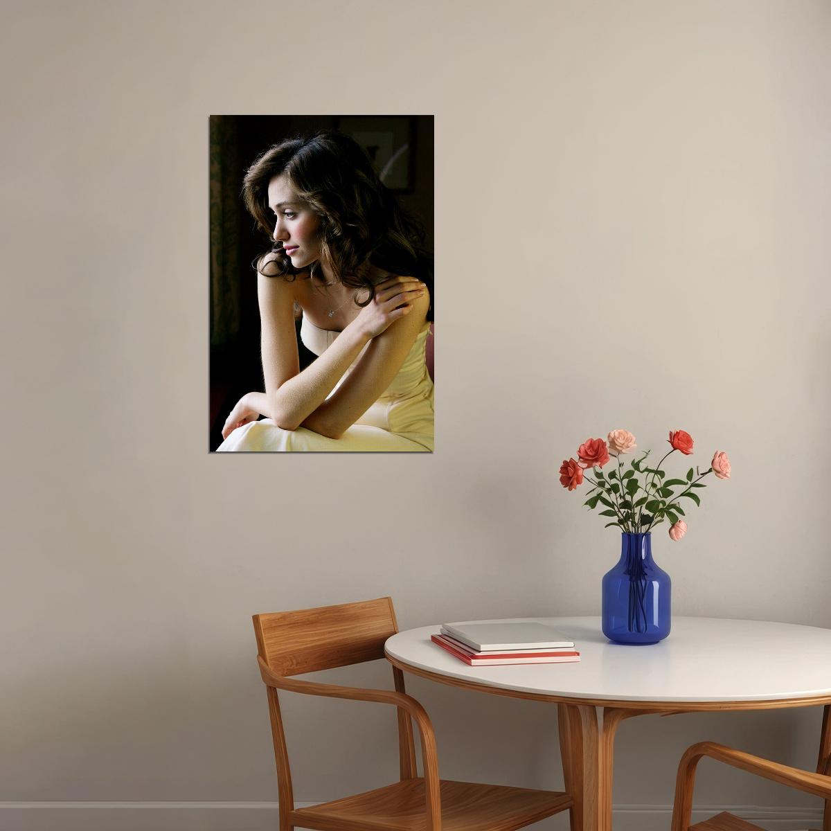 Emmy Rossum Beautiful Usa Actor Star Poster Wall Art Print Home Wall Decor