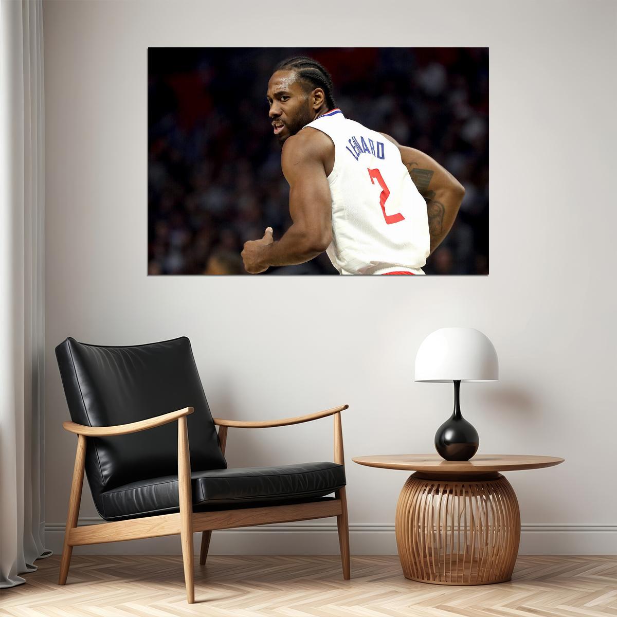 Kawhi Leonard Kawaii La Los Angeles Poster Wall Art Print Home Wall Decor