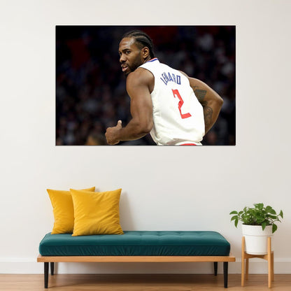 Kawhi Leonard Kawaii La Los Angeles Poster Wall Art Print Home Wall Decor