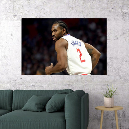 Kawhi Leonard Kawaii La Los Angeles Poster Wall Art Print Home Wall Decor