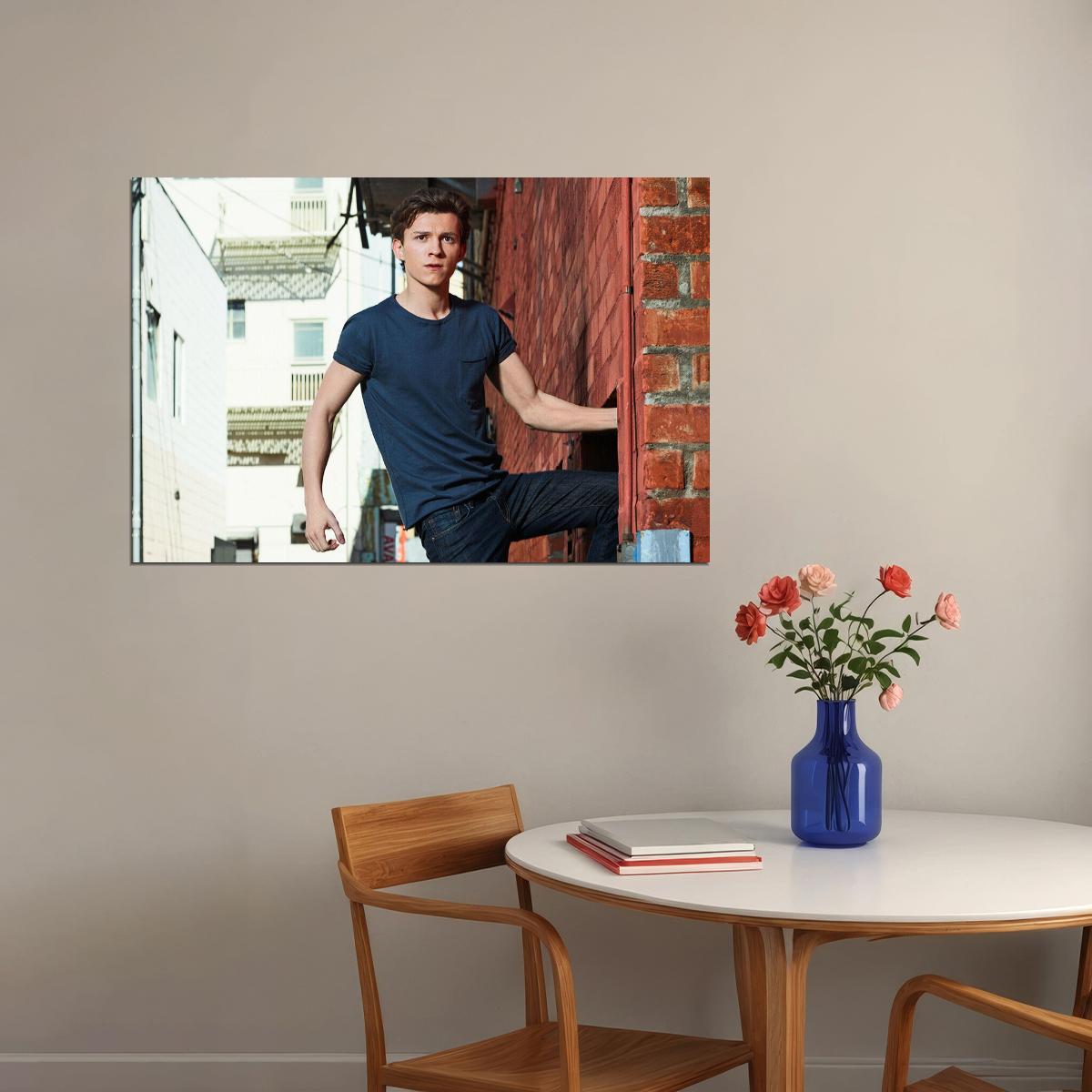Tom Holland Spider Man Actor Star Artist Poster Wall Art Print Home Wall Decor