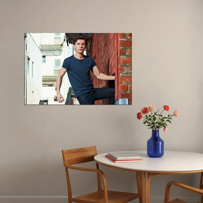 Tom Holland Spider Man Actor Star Artist Poster Wall Art Print Home Wall Decor