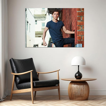 Tom Holland Spider Man Actor Star Artist Poster Wall Art Print Home Wall Decor