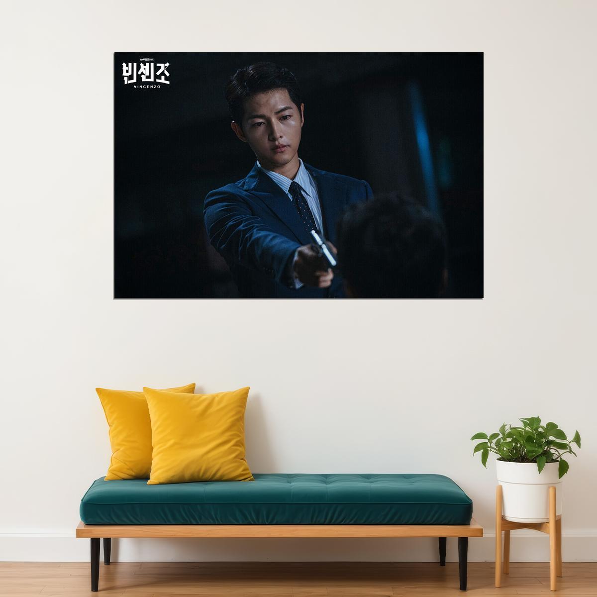 Song Joong Ki Vincenzo Korean Handsome Actor Poster Wall Art Print Home Wall Decor