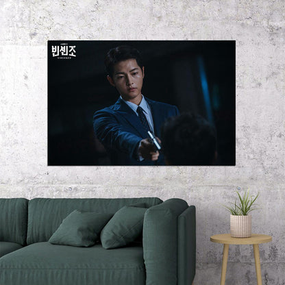 Song Joong Ki Vincenzo Korean Handsome Actor Poster Wall Art Print Home Wall Decor