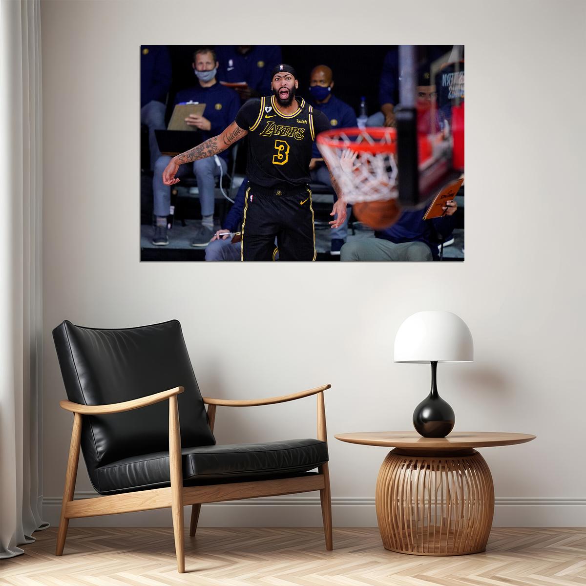 Anthony Davis Los Angeles Basketball Poster Wall Art Print Home Wall Decor