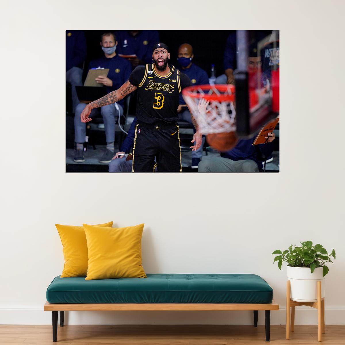 Anthony Davis Los Angeles Basketball Poster Wall Art Print Home Wall Decor