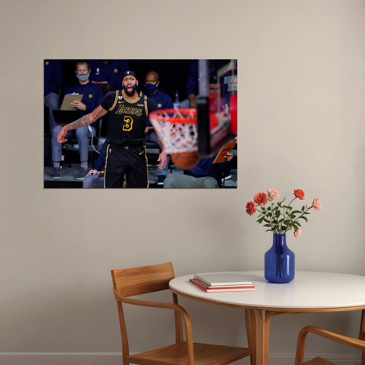 Anthony Davis Los Angeles Basketball Poster Wall Art Print Home Wall Decor