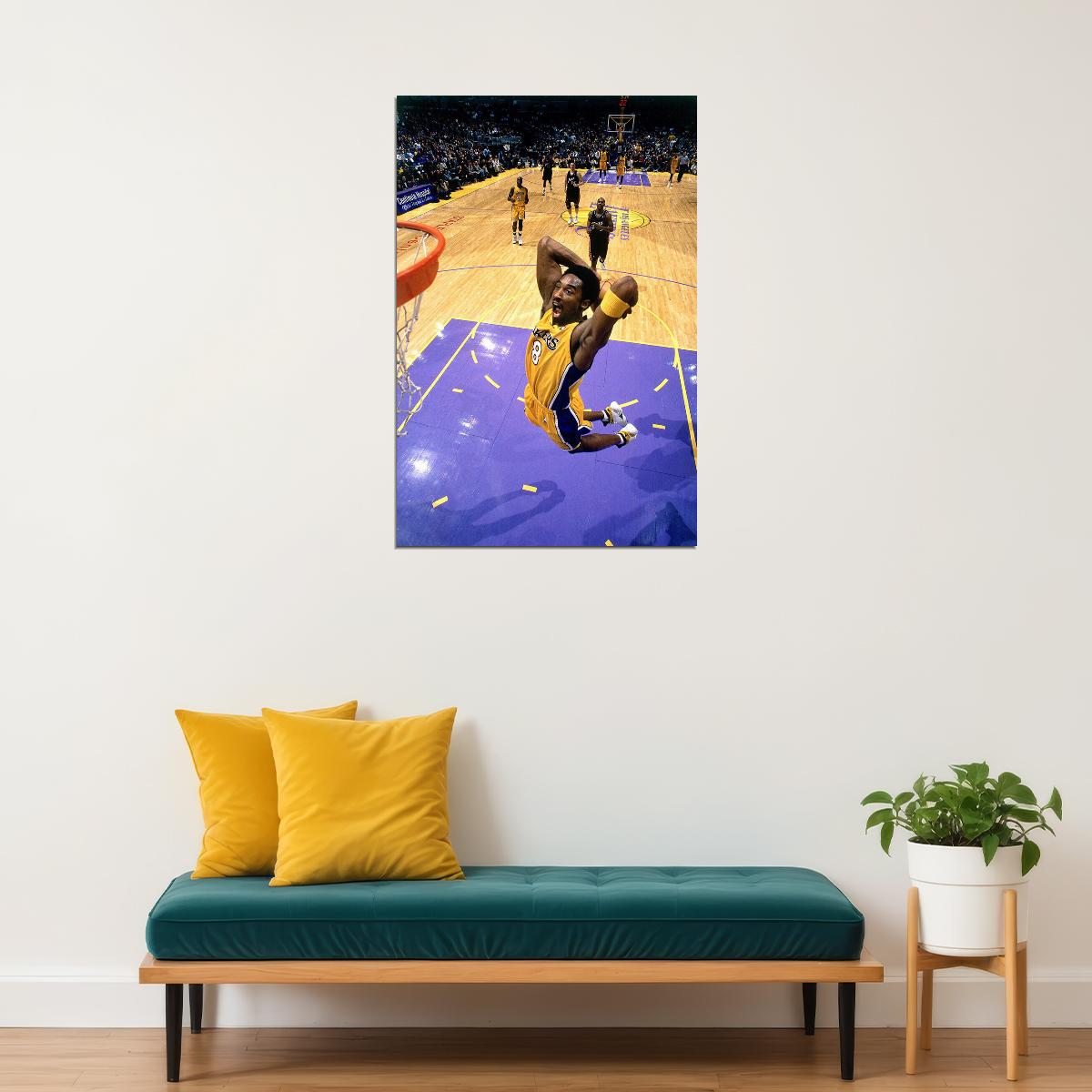 Kobe Bryant Kb La 8 Basketball Poster Wall Art Print Home Wall Decor