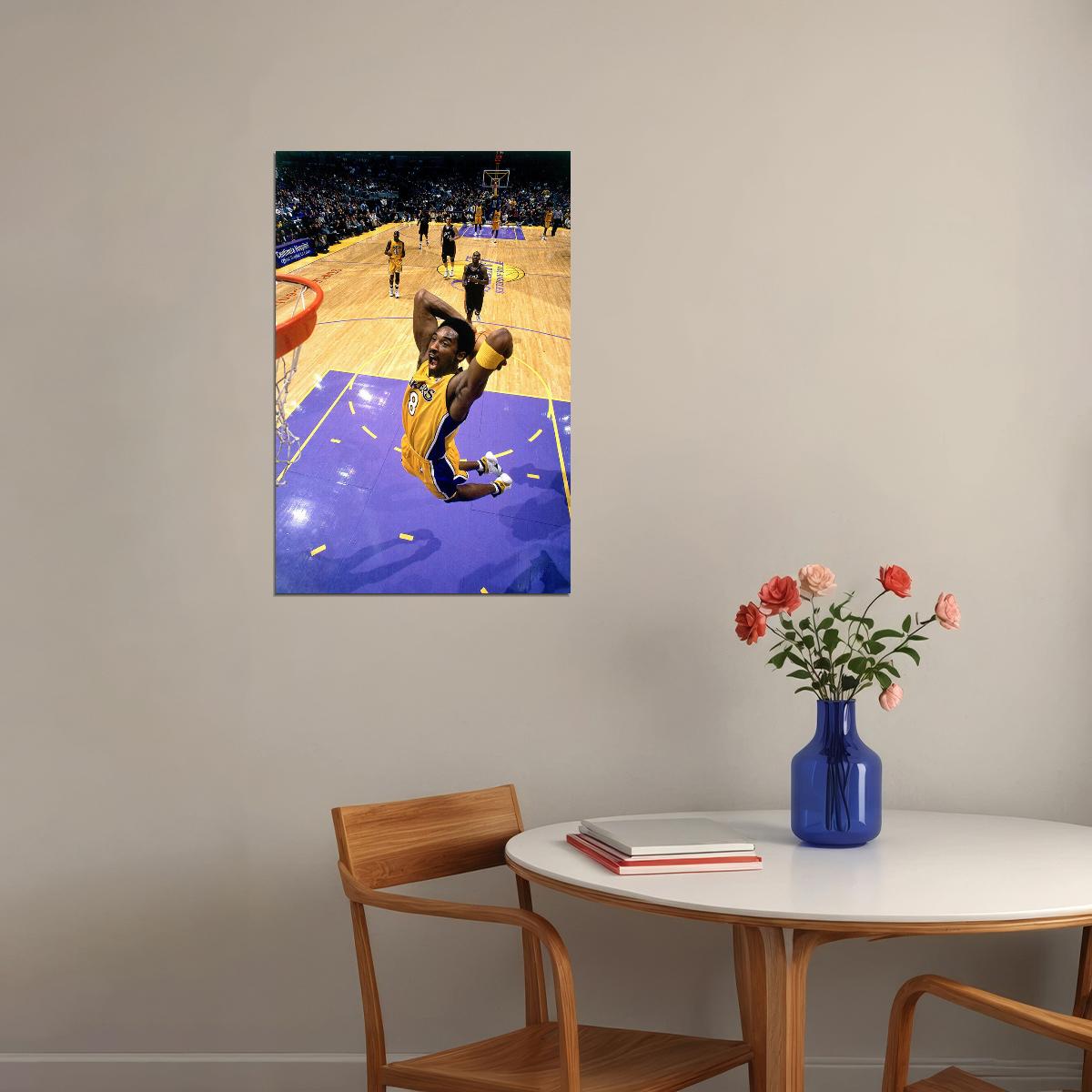 Kobe Bryant Kb La 8 Basketball Poster Wall Art Print Home Wall Decor