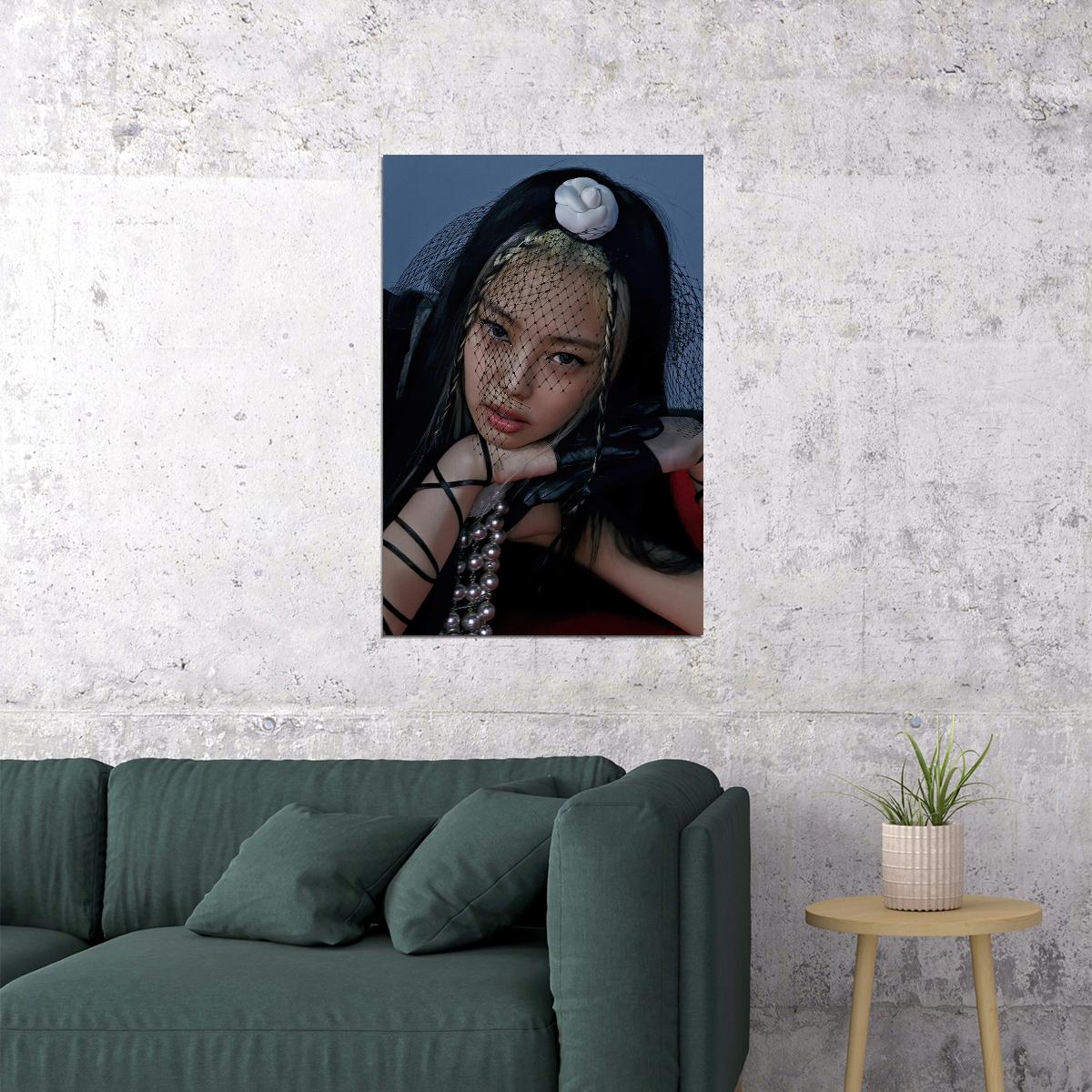 Black Pink Jennie Rose Lisa Jisoo Kpop Singer Poster Wall Art Print Home Wall Decor