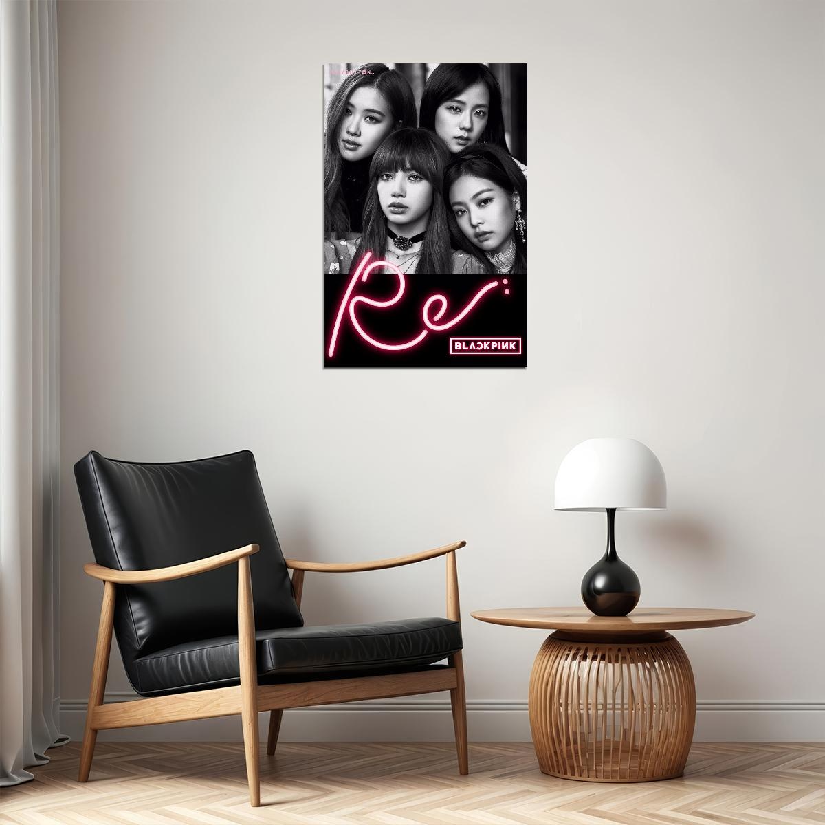 Black Pink Jennie Rose Lisa Jisoo Kpop Idol Poster Wall Art Print Home Wall Decor