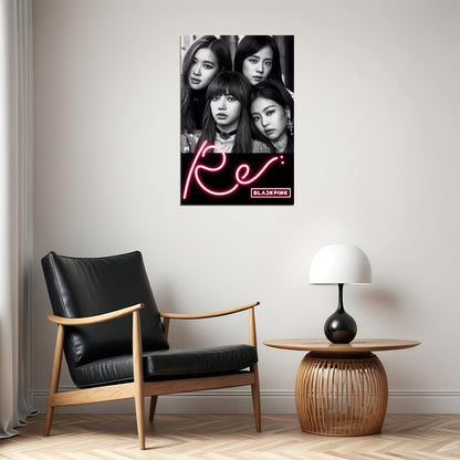 Black Pink Jennie Rose Lisa Jisoo Kpop Idol Poster Wall Art Print Home Wall Decor