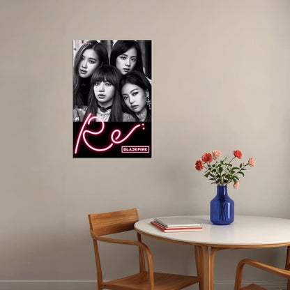 Black Pink Jennie Rose Lisa Jisoo Kpop Idol Poster Wall Art Print Home Wall Decor