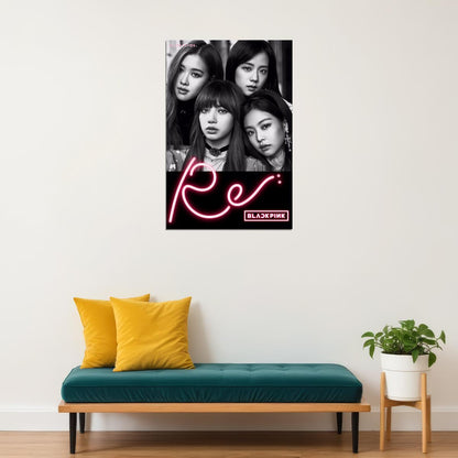 Black Pink Jennie Rose Lisa Jisoo Kpop Idol Poster Wall Art Print Home Wall Decor