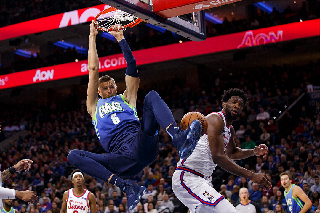 Kristaps Porzingis Dallas Star Poster Wall Art Print Home Wall Decor