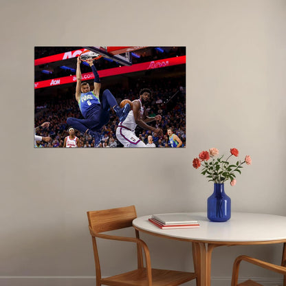Kristaps Porzingis Dallas Star Poster Wall Art Print Home Wall Decor