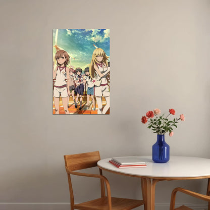 To Aru Kagaku No Railgun Misaka Mikoto Anime Poster Wall Art Print Home Wall Decor