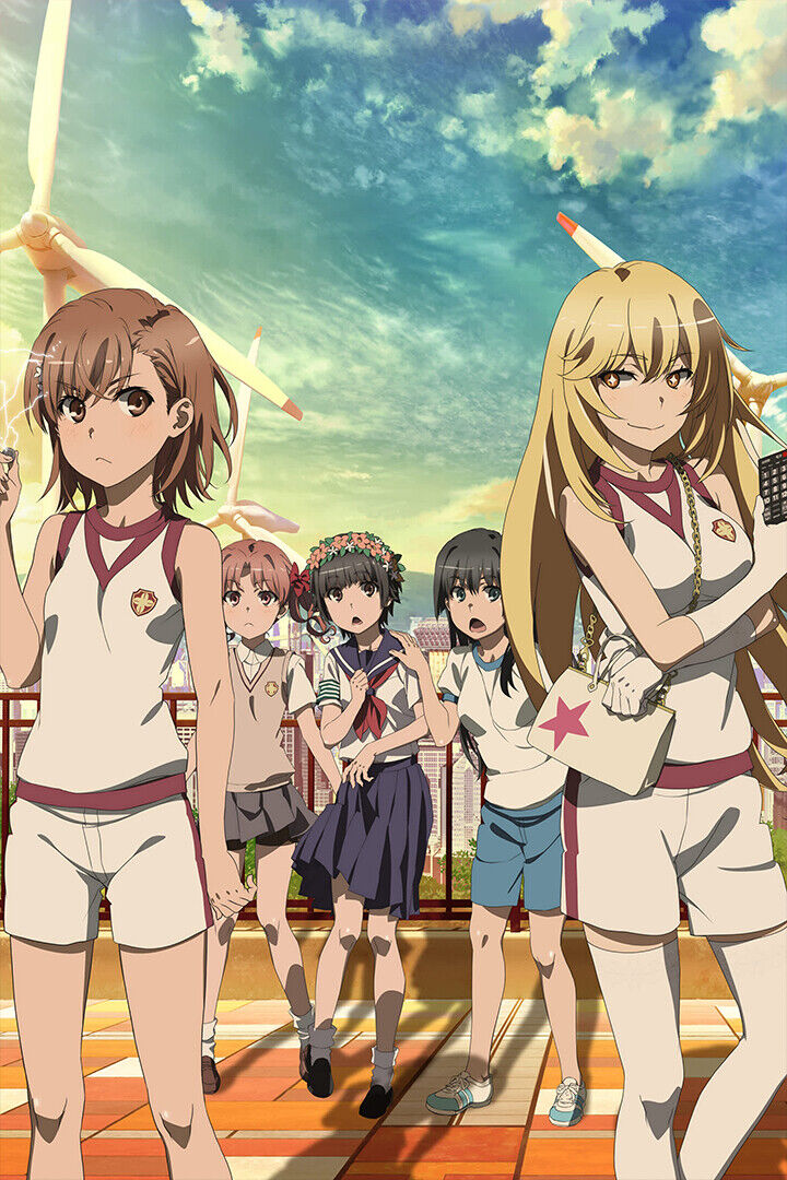 To Aru Kagaku No Railgun Misaka Mikoto Anime Poster Wall Art Print Home Wall Decor