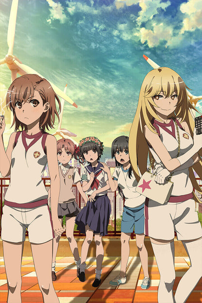 To Aru Kagaku No Railgun Misaka Mikoto Anime Poster Wall Art Print Home Wall Decor