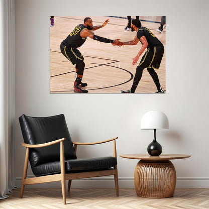 Lebron James La Basketball Poster Wall Art Print Home Wall Decor