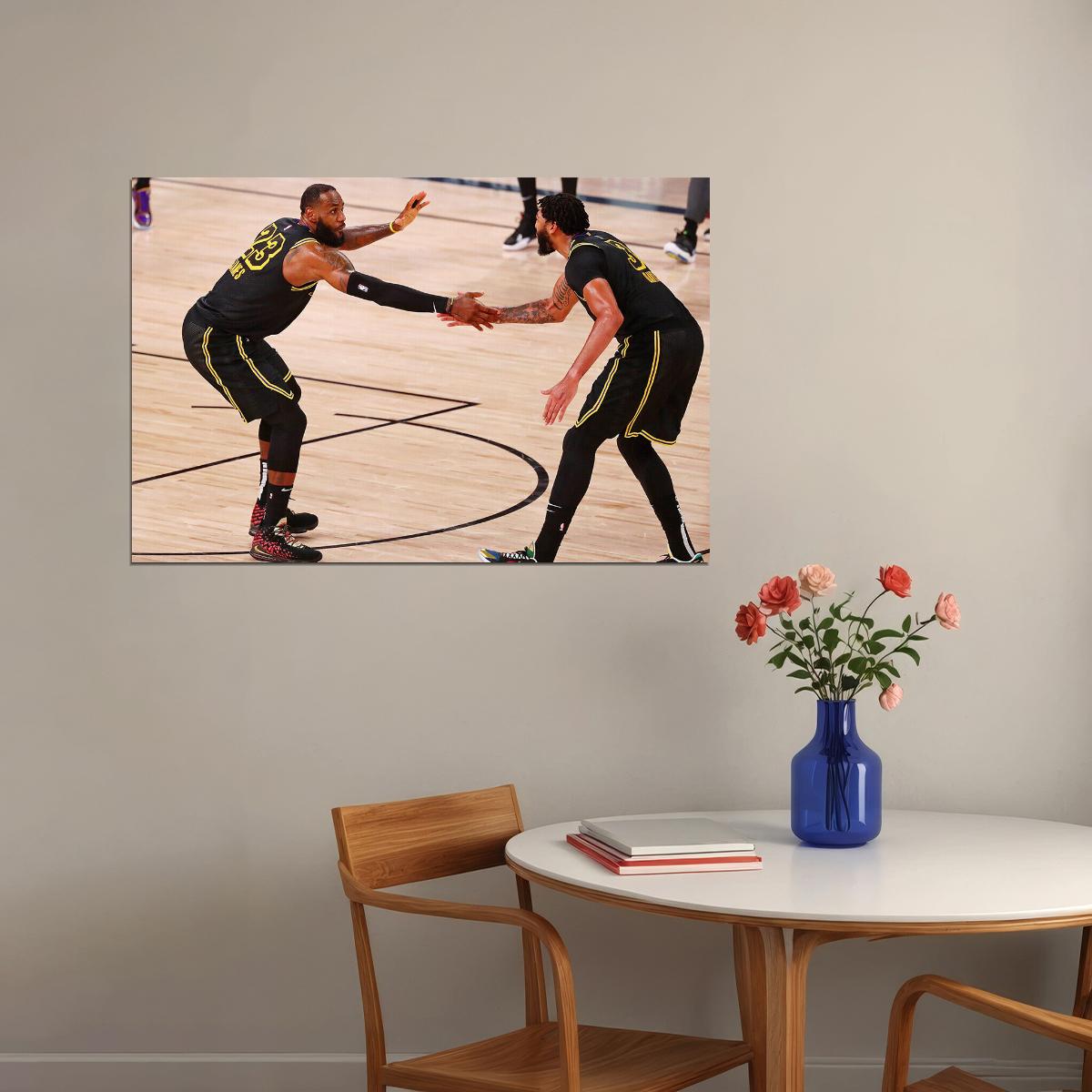 Lebron James La Basketball Poster Wall Art Print Home Wall Decor