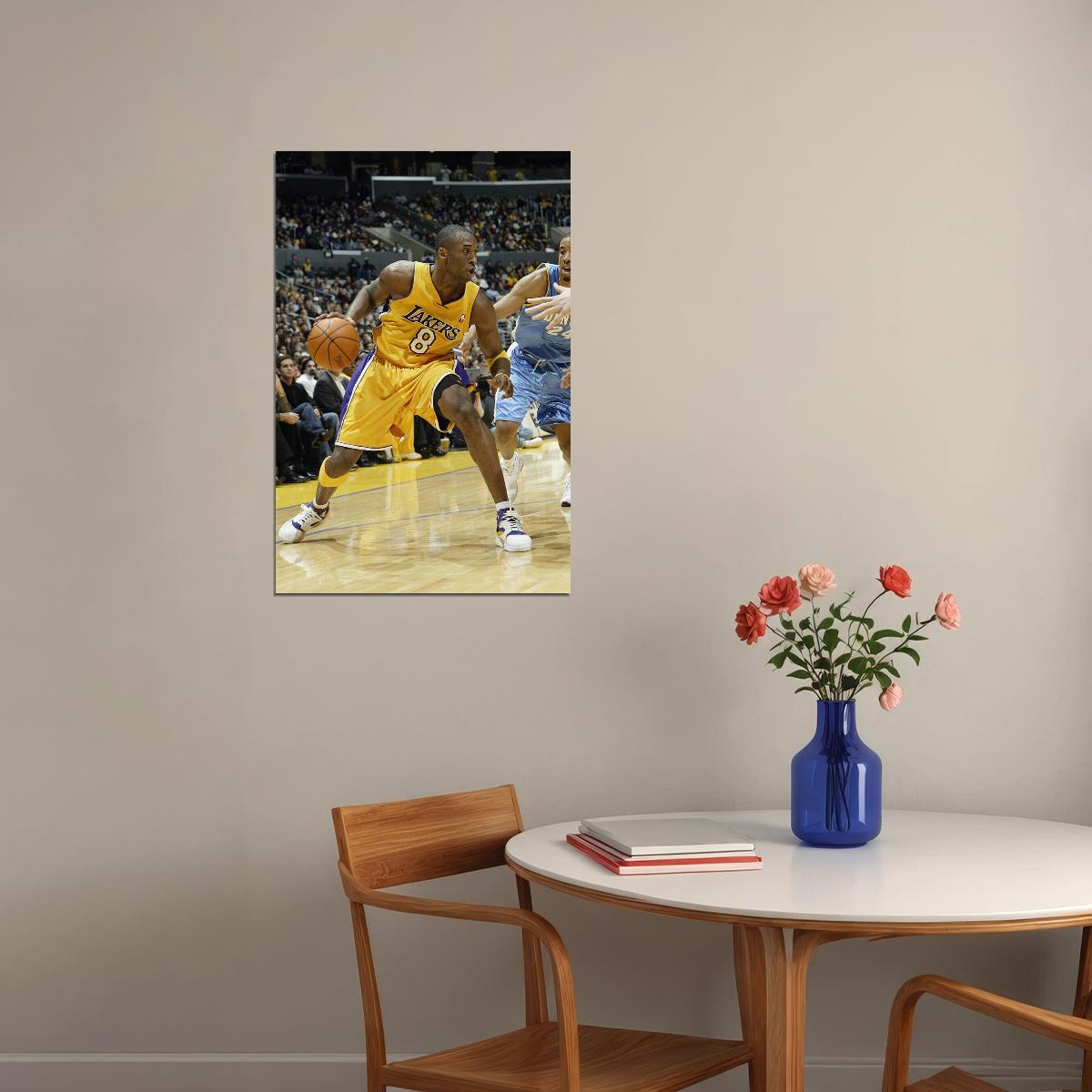 Los Angeles Kobe La Basketball Basketball Poster Wall Art Print Home Wall Decor