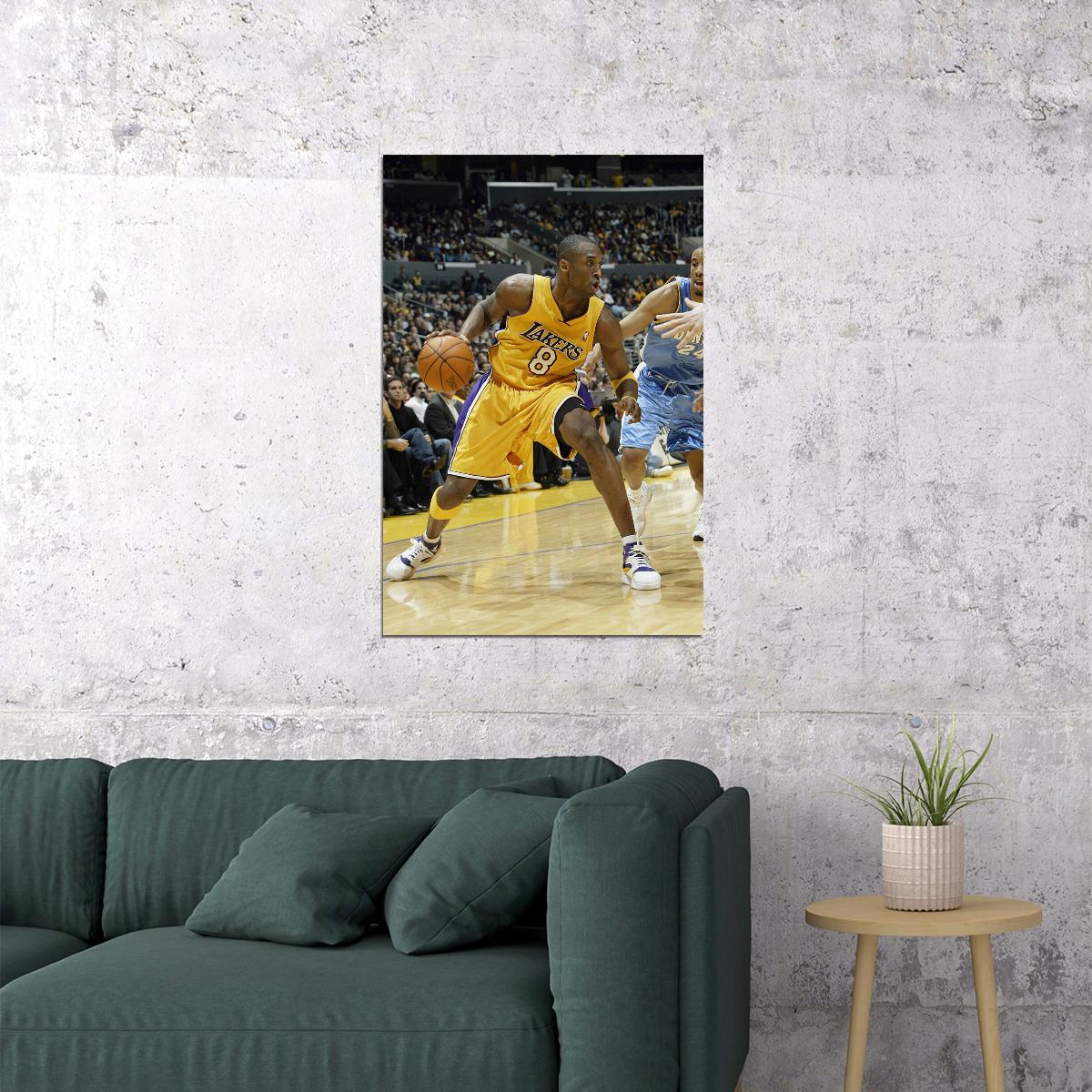 Los Angeles Kobe La Basketball Basketball Poster Wall Art Print Home Wall Decor